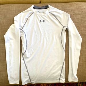 Under Armour white compression shirt size medium.  Worn once.